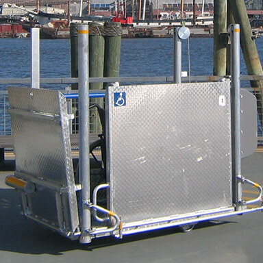 Portable Wheelchair lifts are easy to use and safe.